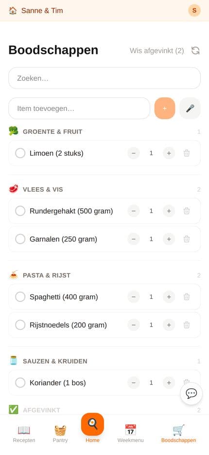 De lijst die zichzelf vult